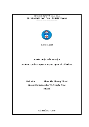 Khóa luận tốt nghiệp ngành văn hóa du lịch tìm hiểu hoạt động giao tiếp ứng xử của hướng dẫn viên với khách du lịch tại công ty cổ phần du lịch hạ long