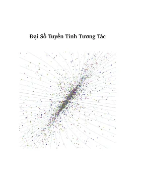 Giáo trình đại số tuyến tính tương tác