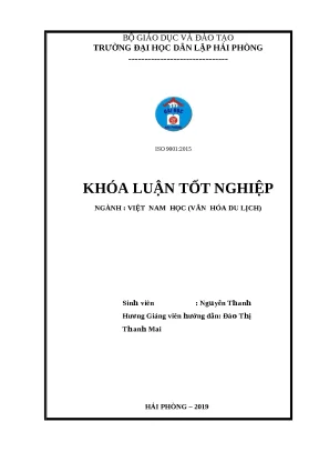 Khóa luận tốt nghiệp ngành văn hóa du lịch tìm hiểu ẩm thực đường phố thành phố hồ chí minh phục vụ phát triển du lịch