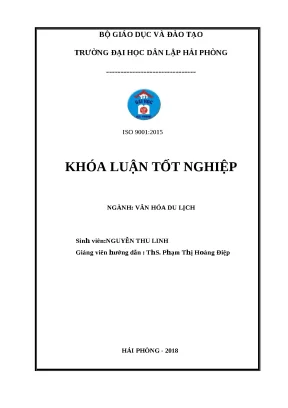 Khóa luận tốt nghiệp ngành văn hóa du lịch tìm hiểu thực trạng và đề xuất giải pháp khai thác phát triển du lịch đối với tháp bà lễ hội tháp bà ở nha trang