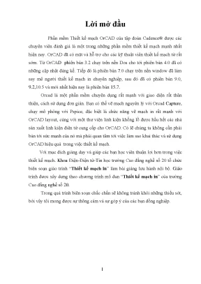 Giáo trình thiết kế mạch in