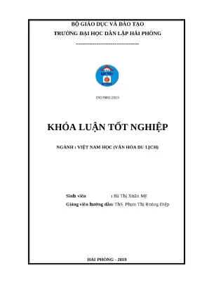 Đồ án tốt nghiệp du lịch khai thác và phát triển loại hình du lịch thiện nguyện tại bản mển xã thanh nưa huyện điện biên tỉnh điện biên