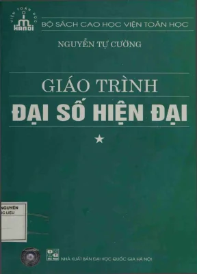 Giáo trình đại số hiện đại phần 1