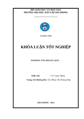 Khóa luận tốt nghiệp ngành văn hóa du lịch tìm hiểu loại hình du lịch phượt trong giới trẻ hiện nay khảo sát qua một số điểm du lịch tiêu biểu tại tây bắc