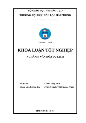 Đồ án tốt nghiệp du lịch giải pháp phát triển du lịch nông nghiệp ở huyện mù cang chải yên bái