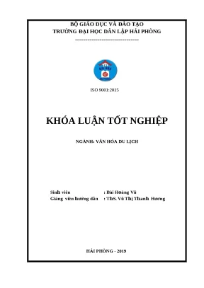 Đồ án tốt nghiệp du lịch thực trạng và giải pháp nâng cao chất lượng dịch vụ ở nhà hàng tuấn bảo