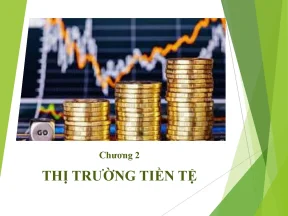 Chapter 2 monetary market
