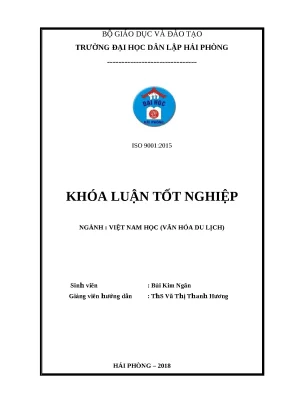 Đồ án tốt nghiệp du lịch thực trạng và giải pháp phát triển loại hình du lịch sinh thái tại tràng an ninh bình