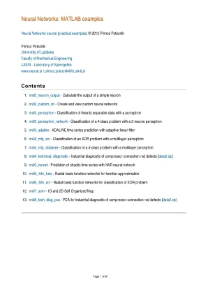 Code mạng nơ ron sử dụng matlab