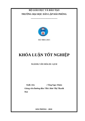 Khóa luận tốt nghiệp ngành văn hóa du lịch phát triển du lịch homestay theo hướng bền vững tại làng chài việt hải cát bà