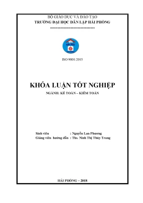 Hoàn thiện công tác kế toán doanh thu chi phí và xác định kết quả kinh doanh tại công ty cổ phần thương mại dịch vụ tổng hợp cảng hải phòng