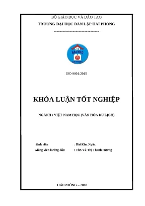 Luận văn hpu thực trạng và giải pháp phát triển loại hình du lịch sinh thái tại tràng an ninh bình