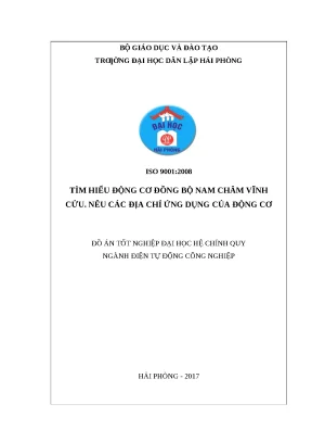 Luận văn hpu tìm hiểu động cơ đồng bộ nam châm vĩnh cửu nêu các địa chỉ ứng dụng của động cơ