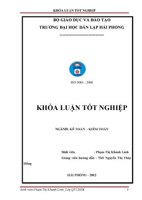 Hoàn thiện tổ chức công tác kế toán doanh thu chi phí và xác định kết quả kinh doanh tại công ty tnhh thương mại ngọc đức