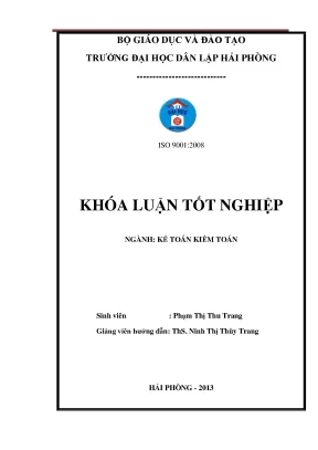 Hoàn thiện công tác kế toán doanh thu chi phí và xác định kết quả kinh doanh tại công ty trách nhiệm hữu hạn thương mại tùng thịnh