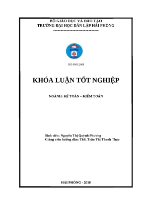 Luận văn hpu hoàn thiện công tác kế toán hàng hóa tại công ty tnhh thương mại dịch vụ minh châu