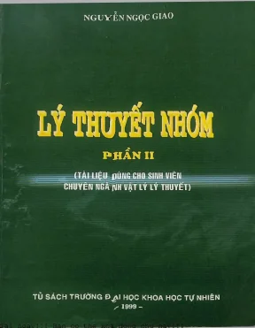 Lý thuyết nhóm  phần ii