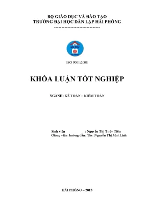 Hoàn thiện công tác kế toán doanh thu chi phí và xác định kết quả kinh doanh tại công ty cổ phẩn bao bì hải hà