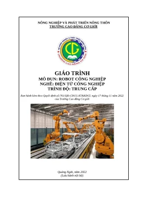 Giáo trình robot công nghiệp nghề điện tử công nghiệp trung cấp