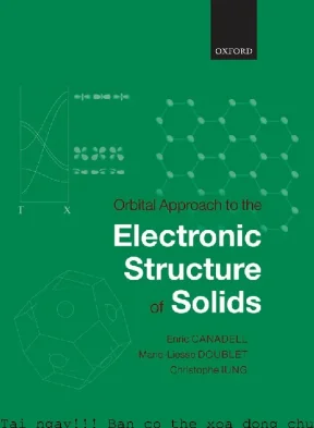 Orbital approach to the electronic structure of solids