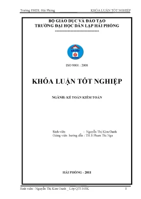 Hoàn thiện công tác kế toán tiền lương và các khoản trích theo lương tại xí nghiệp cơ khí hàng hải miền bắc