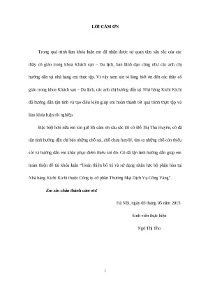 Luận văn tmu hoàn thiện bố trí và sử dụng nguồn nhân lực bộ phận bàn tại nhà hàng kichi kichi thuộc công ty cổ phần thƣơng mại dịch vụ cổng