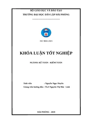 Luận văn hpu hoàn thiện công tác kế toán doanh thu chi phí và xác định kết quả kinh doanh tại công ty tnhh trung trang