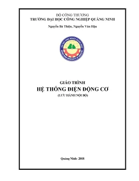 Giáo trình hệ thống điện động cơ phần 1 trường đh công nghiệp quảng ninh