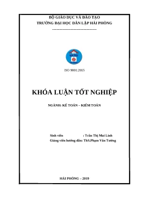 Luận văn hpu hoàn thiện công tác kế toán doanh thu chi phí và xác định kết quả kinh doanh tại công ty cổ phần may xuất khẩu việt thái
