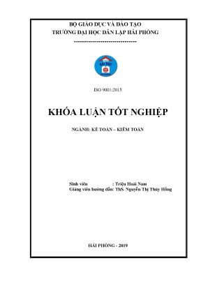 Hoàn thiện tổ chức công tác kế toán hàng hóa tại công ty tnhh đầu tư và phát triển hưng đại phát