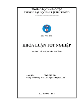 Thiết kế hệ thống xử lý nước thải sinh hoạt công suất 200 m3 ngày đêm