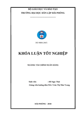 Luận văn hpu phân tích tình hình cho vay xóa đói giảm nghèo tại ngân hàng chính sách xã hội huyện an dương