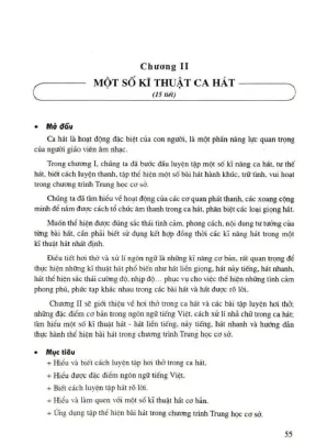 Giáo trình hát dành cho cao đẳng sư phạm phần 2 ngô thị nam