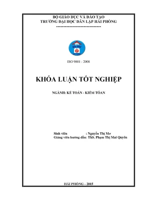Hoàn thiện công tác kế toán nguyên vật liệu công cụ dụng cụ taị công ty tnhh xáy lắp tràng kênh