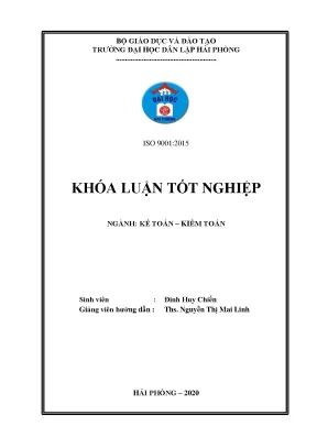 Hoàn thiện công tác kế toán hàng hóa tại công ty cổ phần đầu tư thương mại vĩnh thịnh