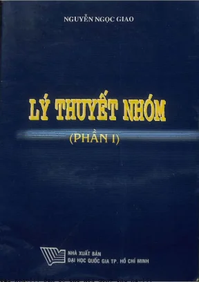 Lý thuyết nhóm  phần i