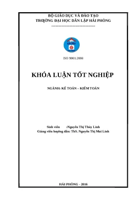 Luận văn hpu hoàn thiện công tác kế toán doanh thu chi phí và xác định kết quả kinh doanh tại công ty tnhh vận tải thương mại hà anh