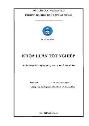 Luận văn hpu nghiên cứu xây dựng tổ chức hoạt động team building trong du lịch gắn liền với môi trường sông nước cho khách cán bộ nhân viên văn phòng