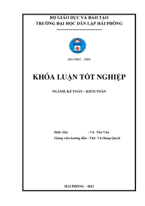 Hoàn thiện công tác kế toán doanh thu chi phí và xác định kết quả kinh doanh tại công ty tnhh tân bình