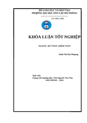 Luận văn hpu hoàn thiện công tác kế toán hàng hóa tại công ty tnhh thái việt trung