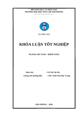 Luận văn hpu hoàn thiện công tác kế toán doanh thu chi phí và xác định kết quả kinh doanh tại công ty tnhh tuấn châu
