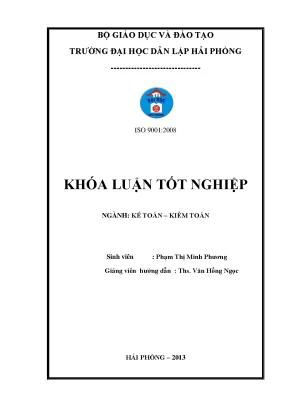 Hoàn thiện công tác lập và phân tích bảng cân đối kế toán tại công ty cổ phần mỹ hảo
