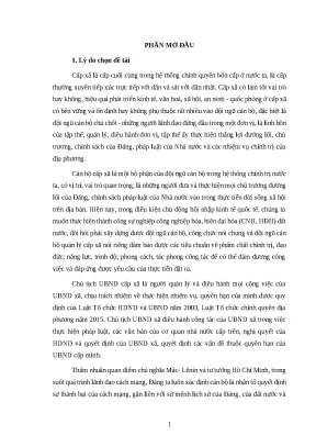 Luận văn ths qlc năng lực quản lý của chủ tịch ủy ban nhân dân cấp xã ở huyện phù mỹ tỉnh bình định