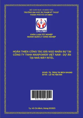 Hoàn thiện công tác đãi ngộ nhân sự tại công ty tnhh manpower việt nam dự án tại nhà máy intel