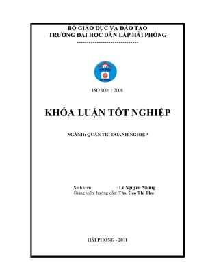 Thực trạng và một số giải pháp nhằm nâng cao hiệu quả sử dụng vốn tại xí nghiệp bao bì hùng vương