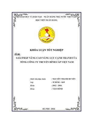 Giải pháp nâng cao năng lực cạnh tranh của tổng công ty truyền hình cáp việt nam