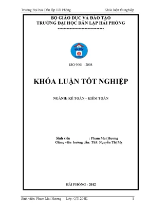 Hoàn thiện công tác kế toán nguyên vật liệu công cụ dụng cụ tại công ty cổ phần vận tải thủy số 4