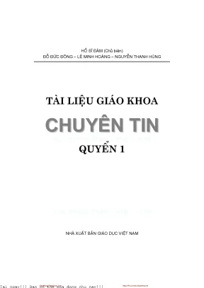 Tài liệu giáo khoa chuyên tin q 1