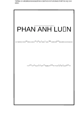 Luận văn thạc sĩ khảo sát tính elip của sóng điều hòa bậc cao do tương tác nguyên tử với laser hai màu phân cực thẳng vuông góc
