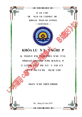 Kế toán chi phí sản xuất và tính giá thành sản phẩm xây lắp tại tại công ty cổ phần tư vấn đầu tư xây dựng và thương mại 195